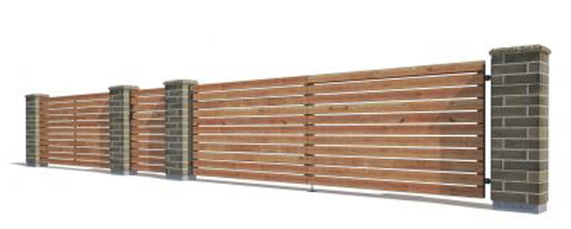 Atveriami vartai "WOOD" SWG-W1